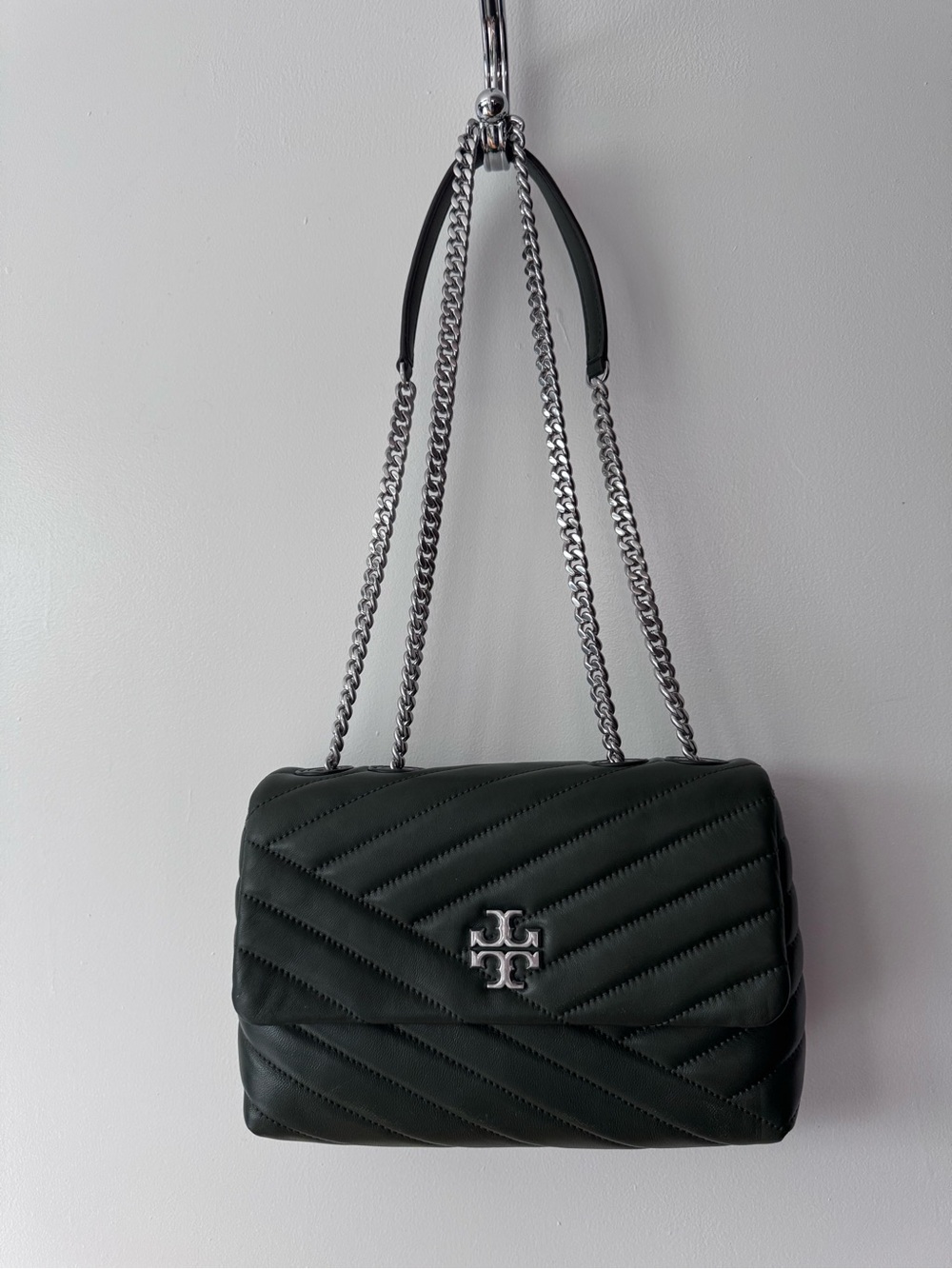 Tory Burch Kira Chevron Small Quilted Convertible Shoulder Bag